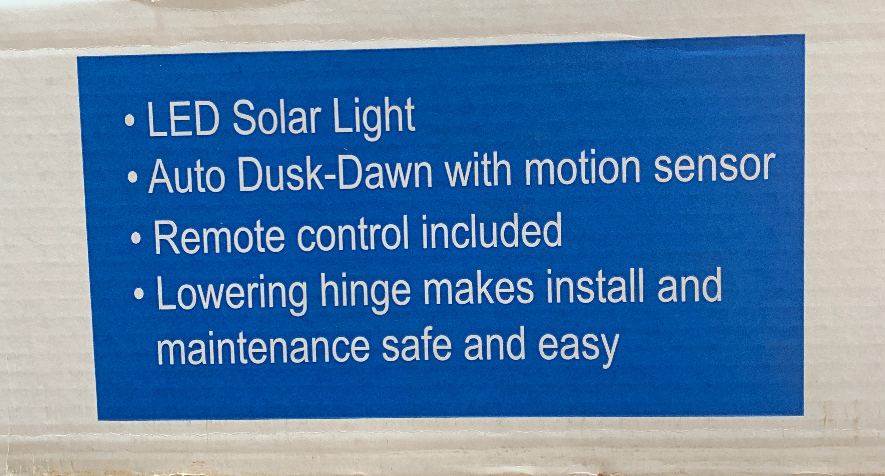 Ranch Hand 500 W Fence Mount Solar Light