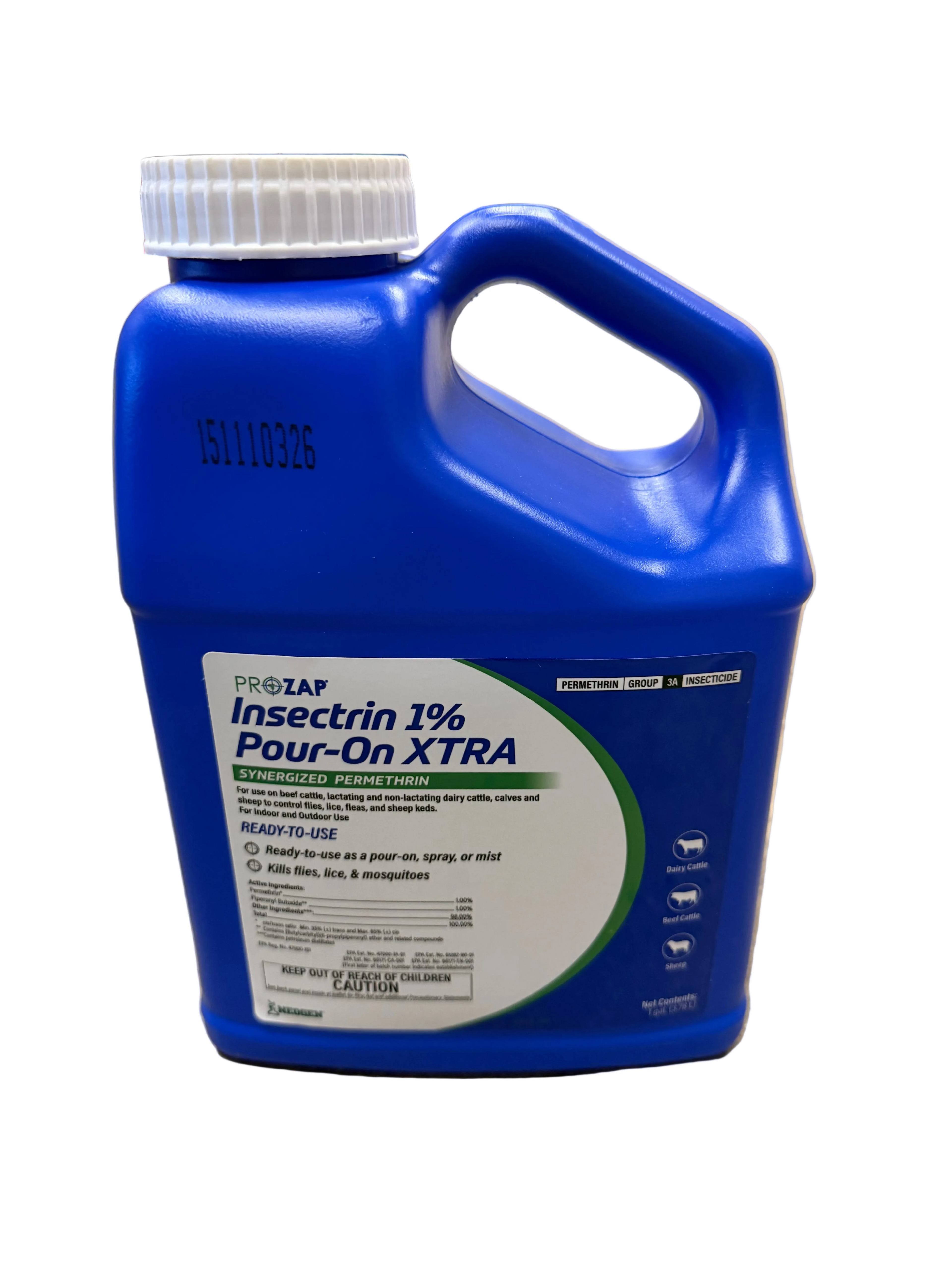 Prozap Insectrin Xtra 1% Synergized Permethrin Pour-On - Gallon