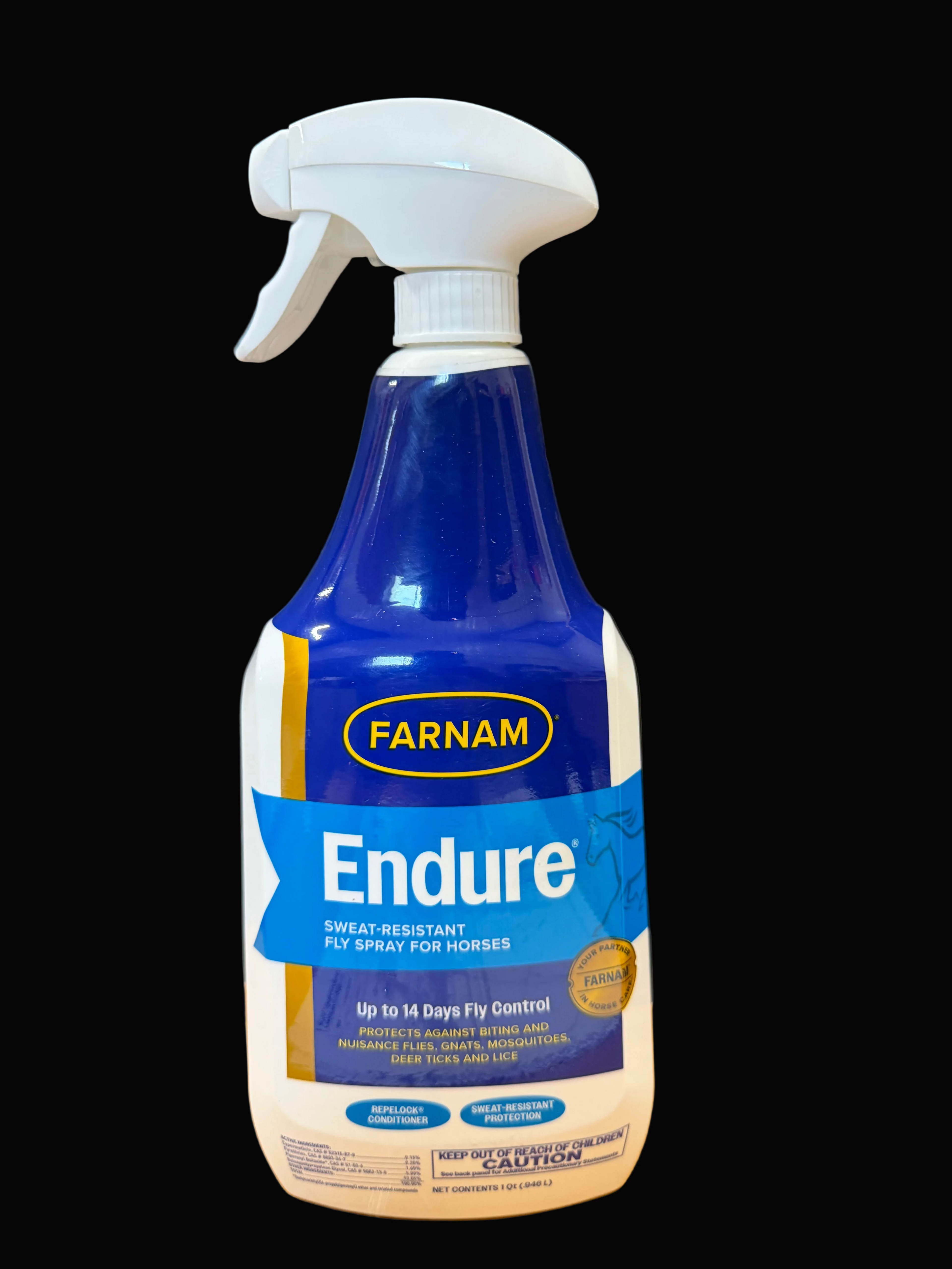 Endure Sweat Resistant Fly Spray for Horses - 32oz