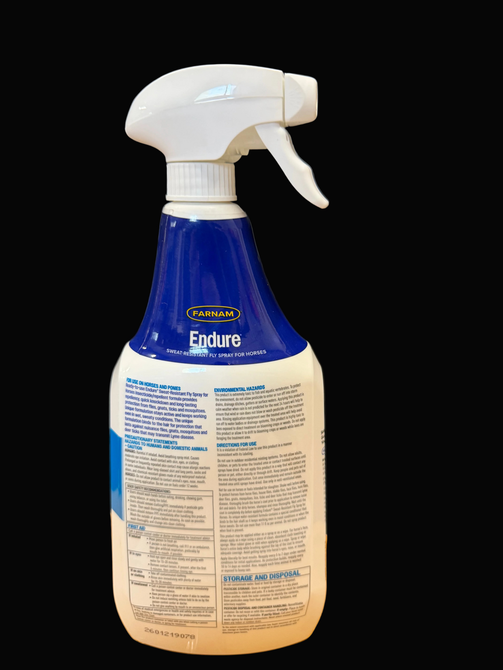Endure Sweat Resistant Fly Spray for Horses - 32oz