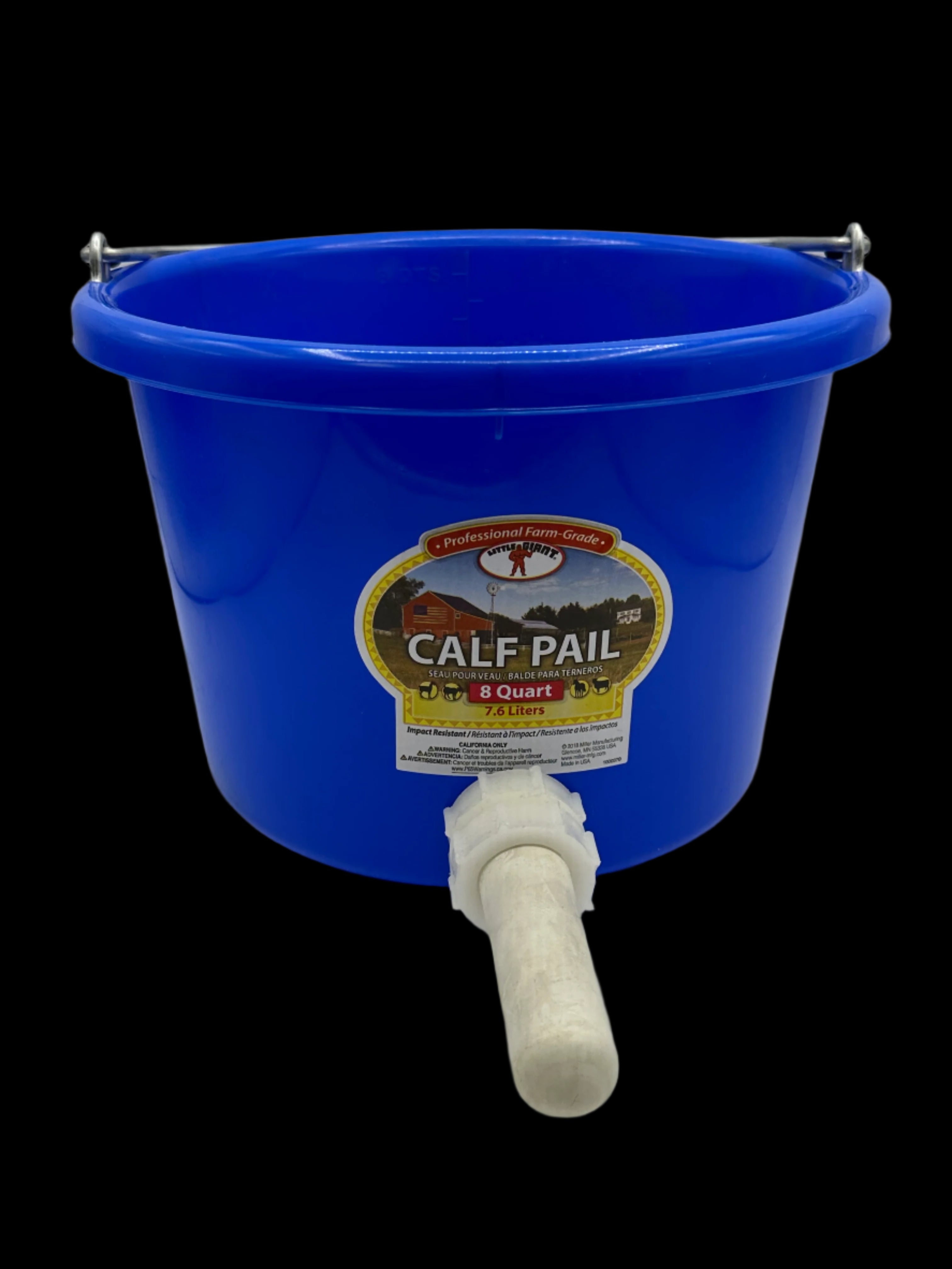 Little Giant Bucket w/Nipple - Blue