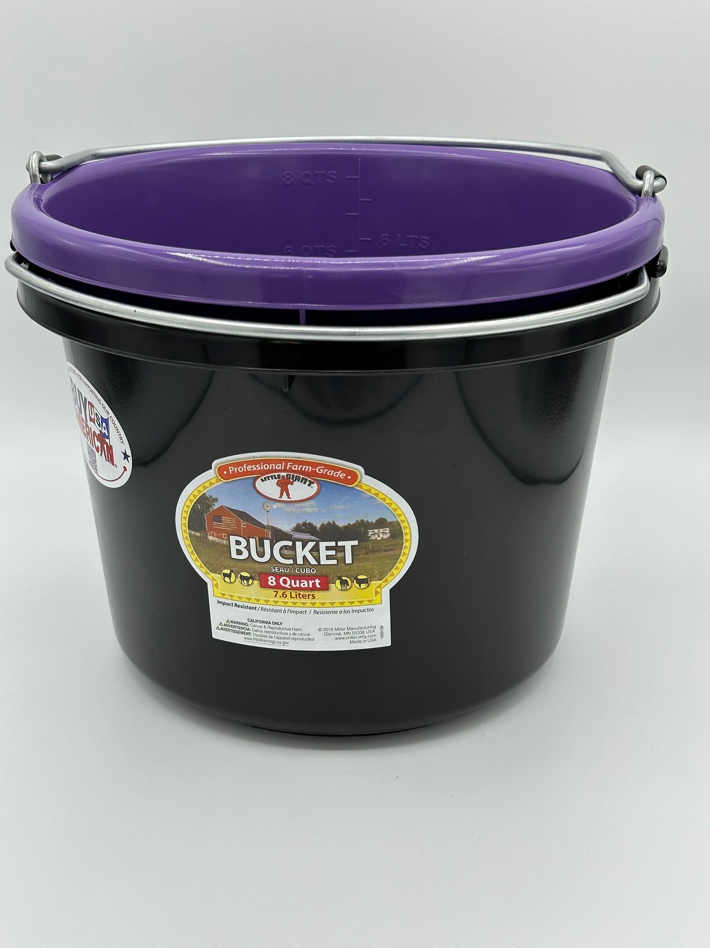 Little Giant Bucket - 8QT - Black