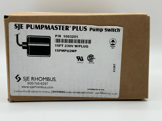 SJE Pumpmaster Pump Switch - 230V