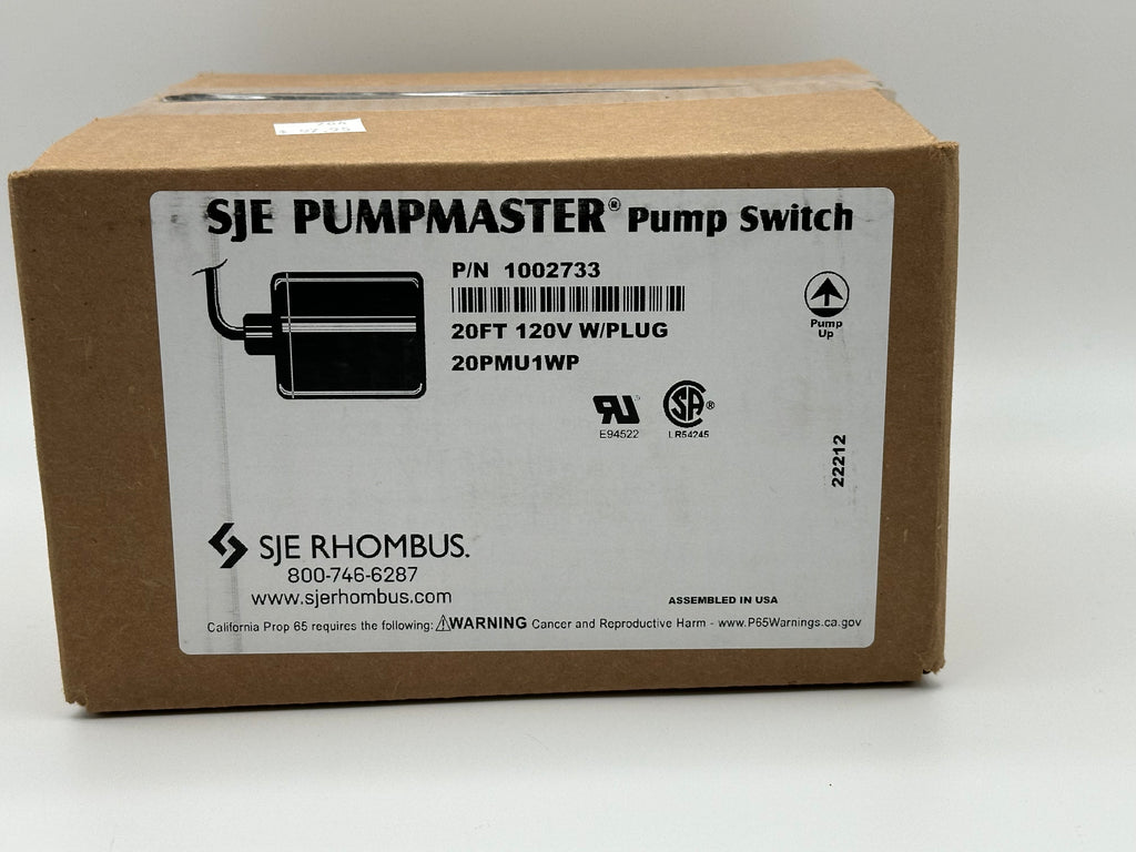 SJE Pumpmaster Pump Switch - 120V
