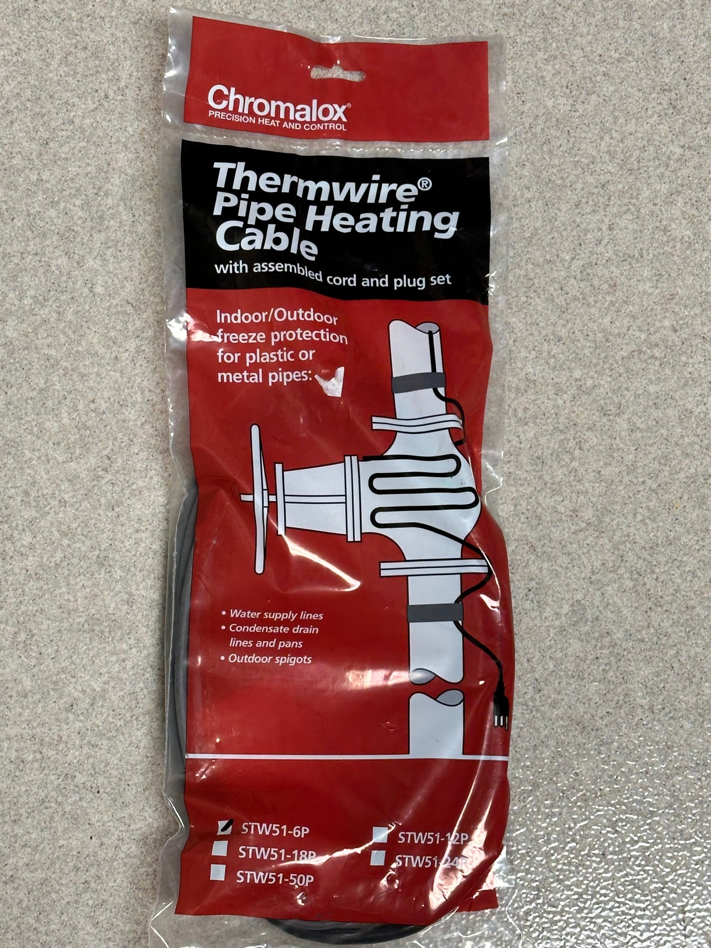 Thermwire Pipe Heating Cable-16276