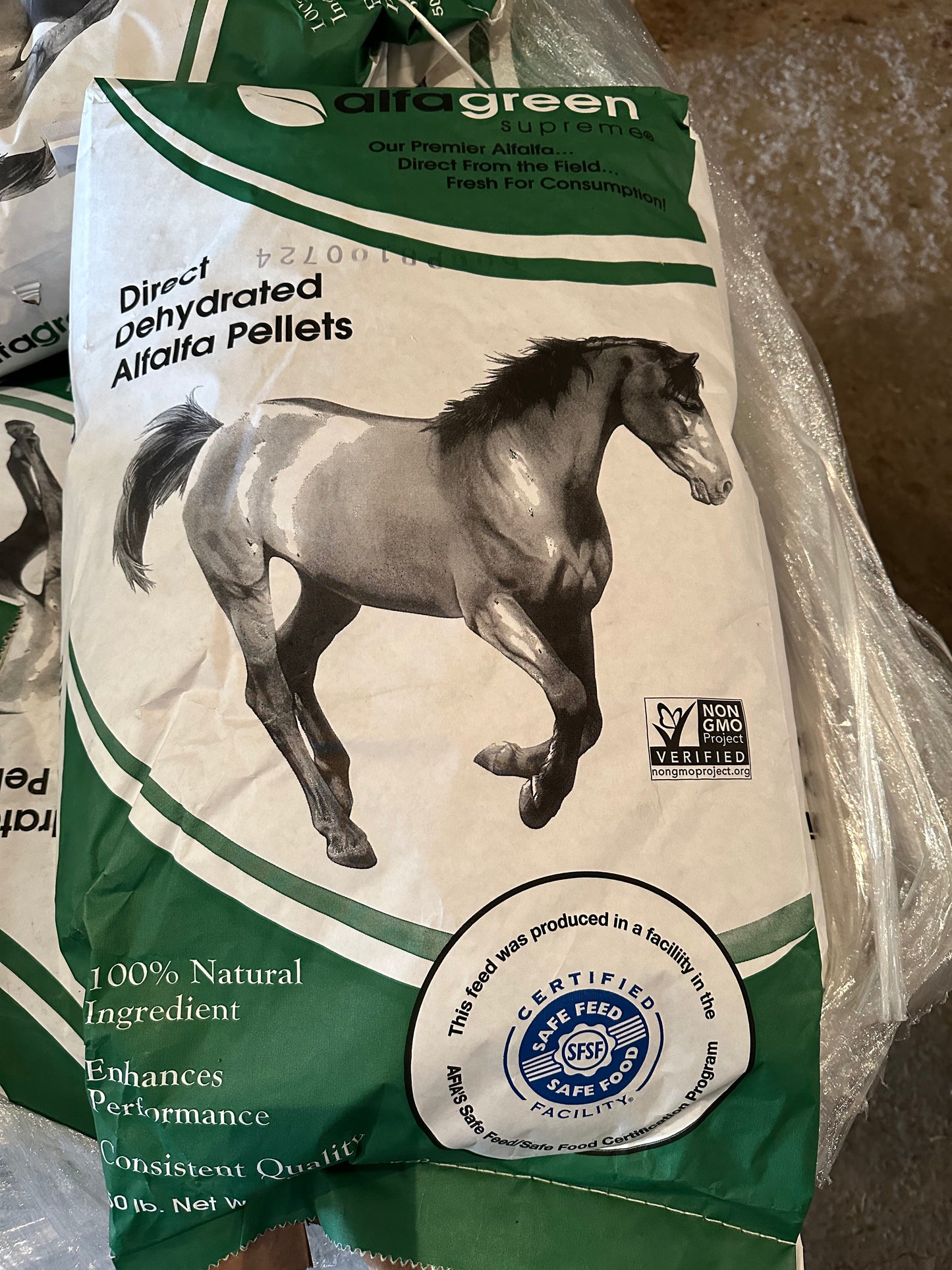 Equine Alfala Dehyrated Pellets