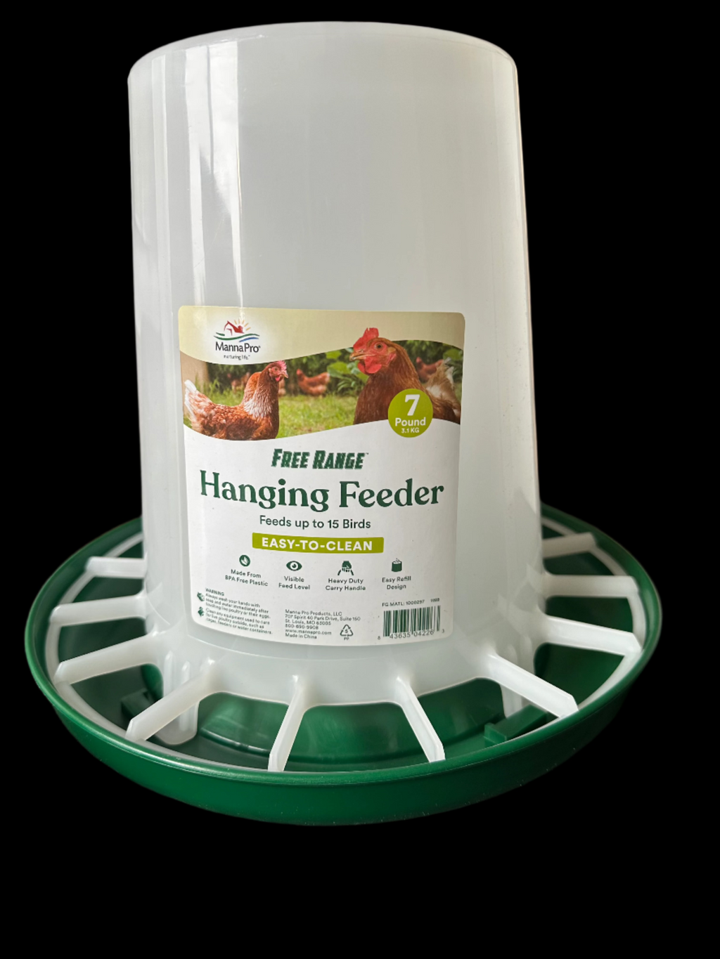 Hanging Plastic Feeder - 7LB