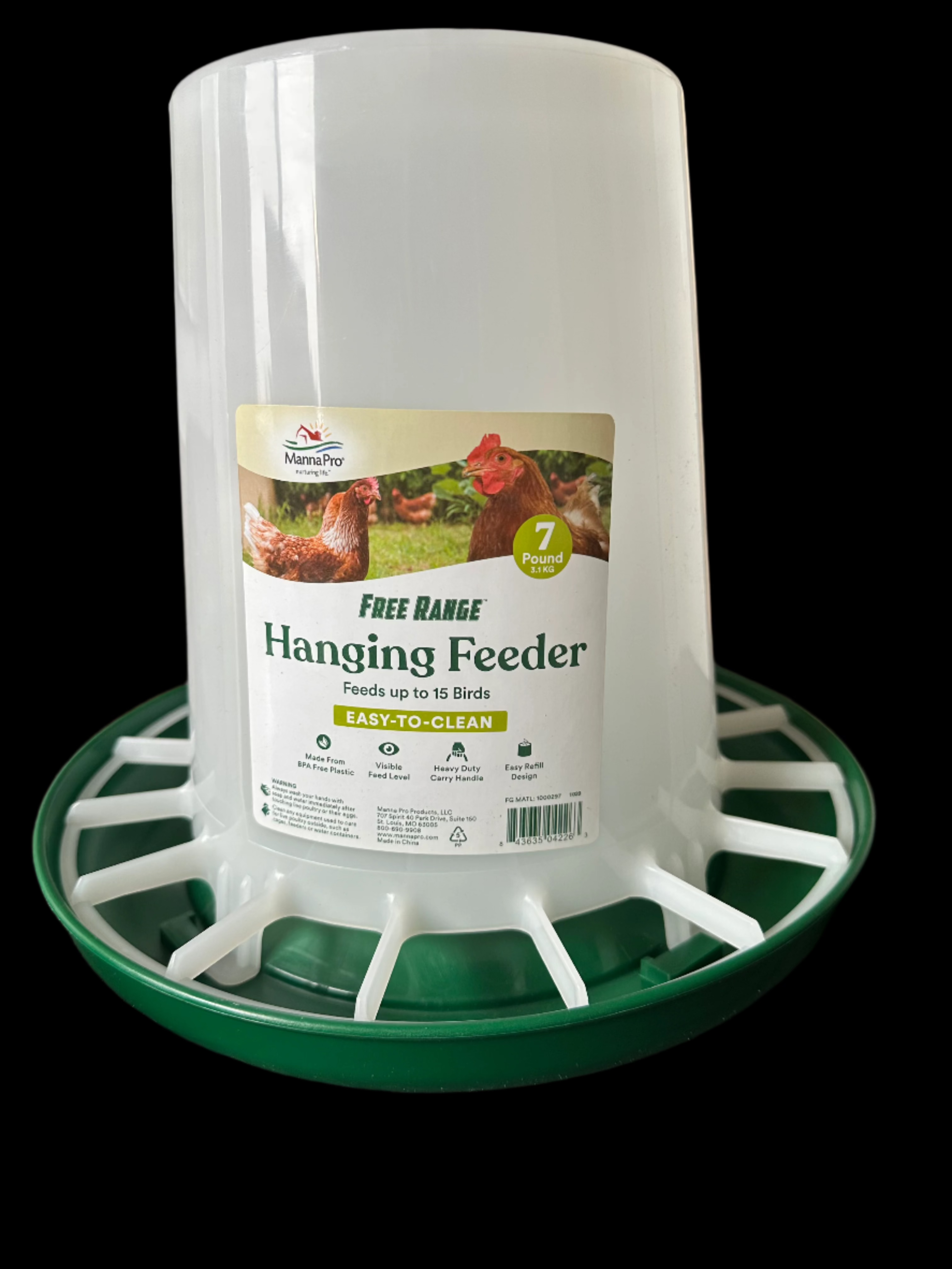 Hanging Plastic Feeder - 7LB
