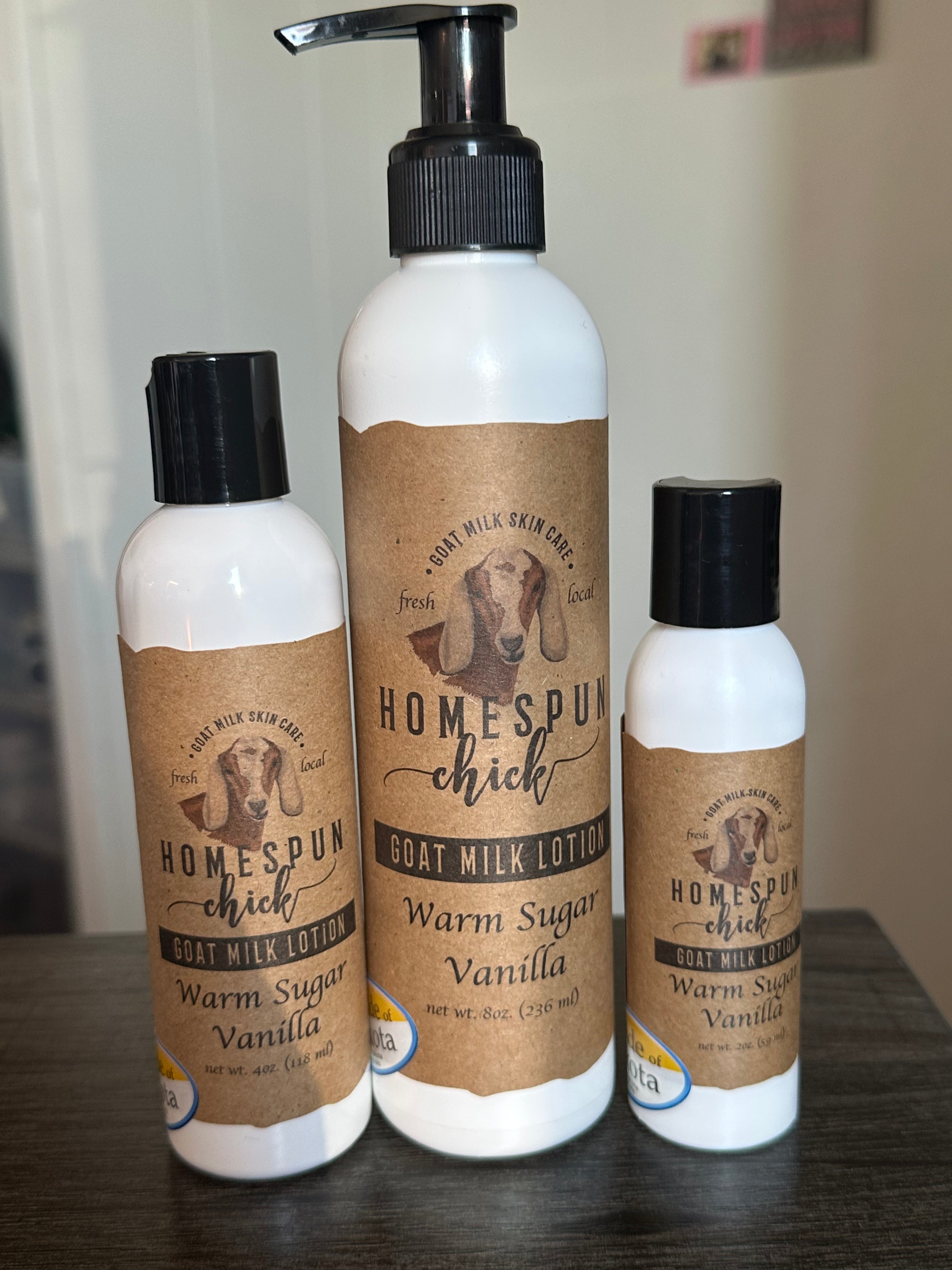 HomeSpun Chick Goat Milk Lotion - 8 oz