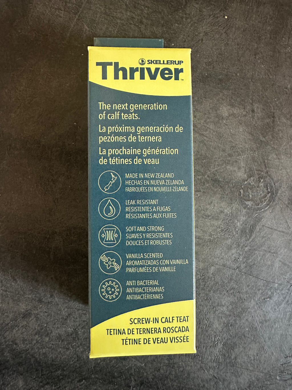 Thriver Black Threaded Nipple