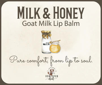 HomeSpun Chick Goat Milk Lip Balm - .15 oz Tube