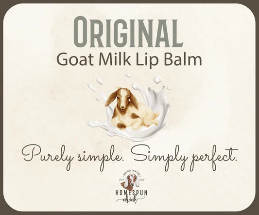 HomeSpun Chick Goat Milk Lip Balm - .15 oz Tube