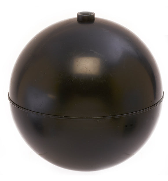 #PF6 - Black Plastic Ball Float