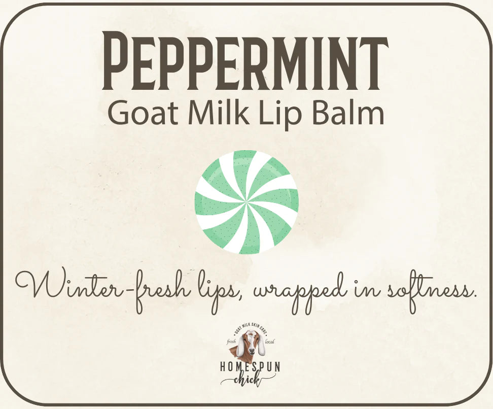 HomeSpun Chick Goat Milk Lip Balm - .15 oz Tube
