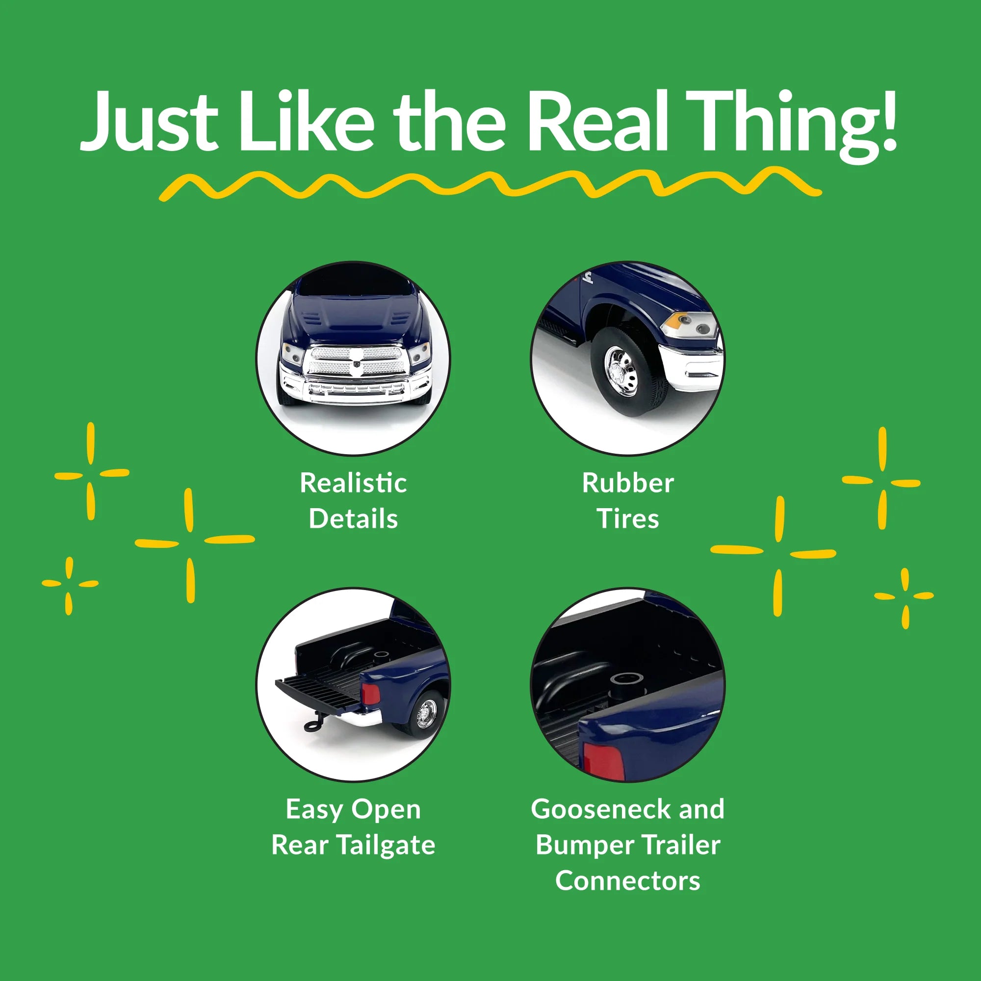 Big Country Toys Ram 3500 Mega Cab Dually - 439B