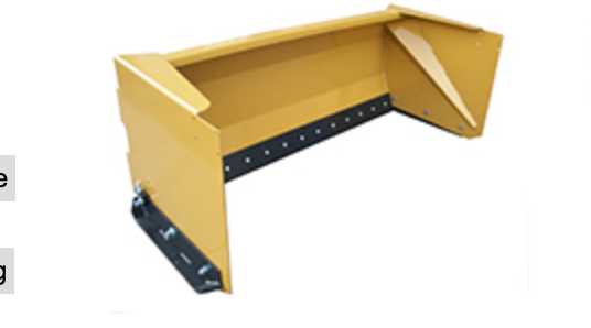 Haugen Skid Steer Compact Snow Pusher