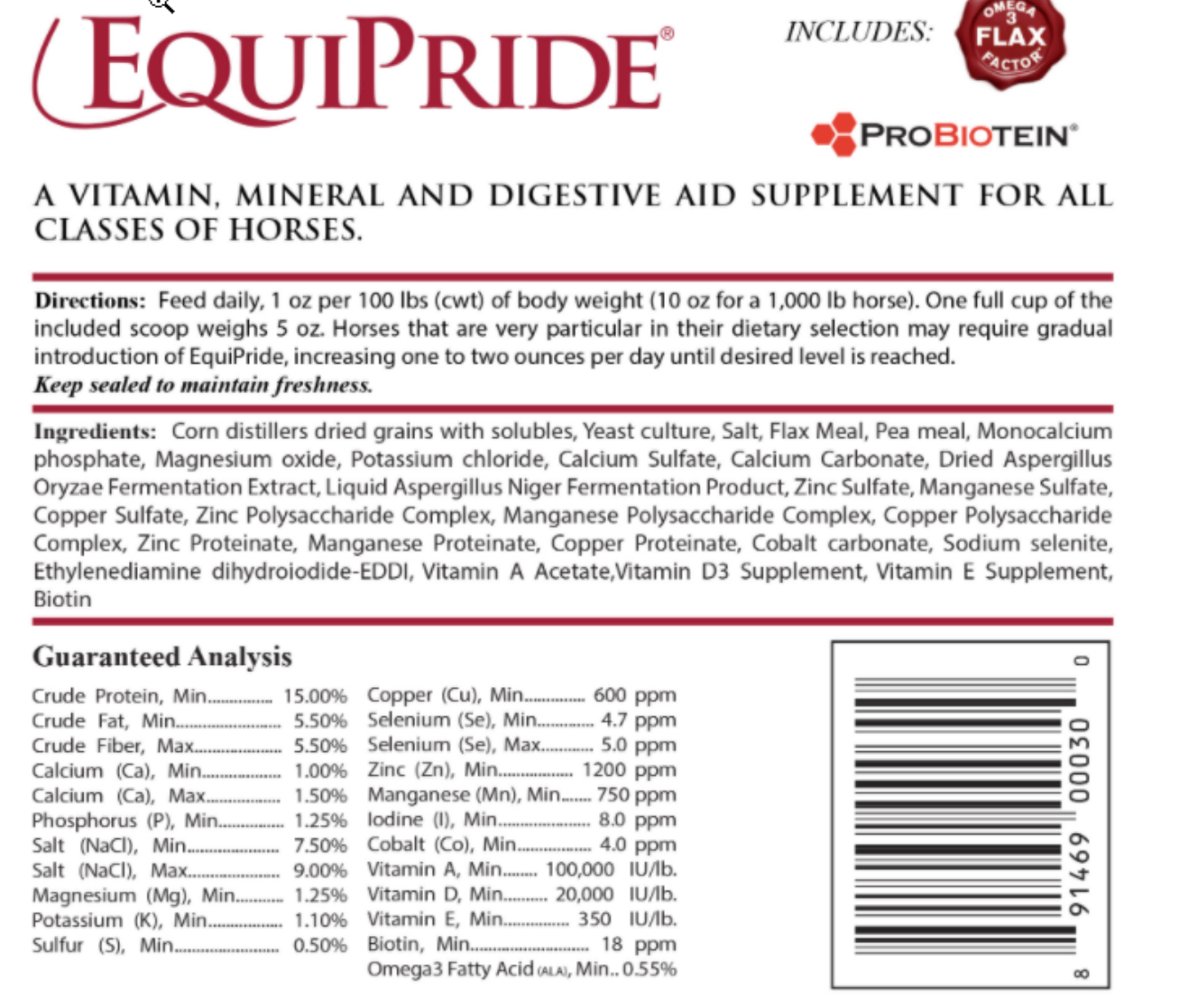 EquiPride - 25LB. Pail