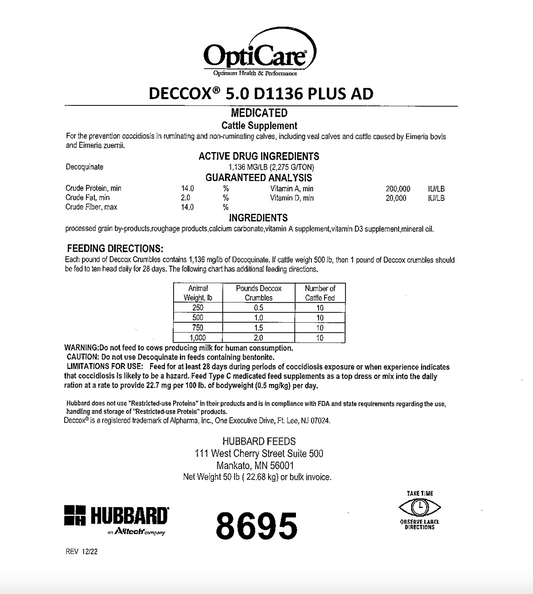 Deccox Crumbles 5.0 D1136 Plus AD