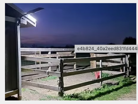 Ranch Hand 500 W Fence Mount Solar Light