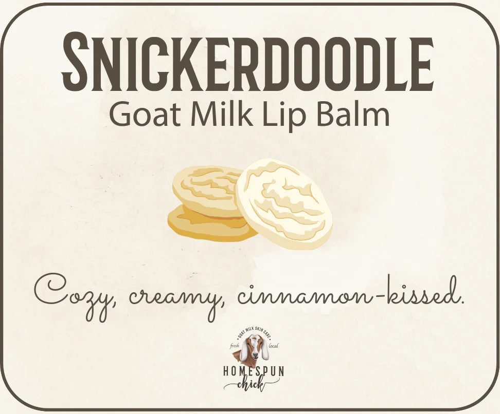 HomeSpun Chick Goat Milk Lip Balm - .15 oz Tube