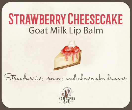 HomeSpun Chick Goat Milk Lip Balm - .15 oz Tube
