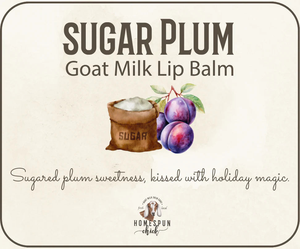 HomeSpun Chick Goat Milk Lip Balm - .15 oz Tube