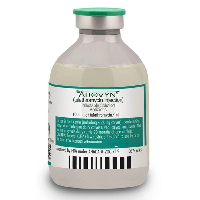 Arovyn (Tulathromycin) Injectable - 100ML - RX