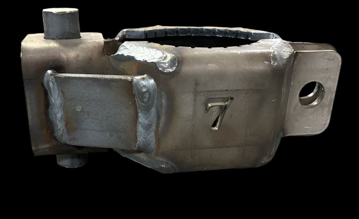 Pipe Hinge (2 7/8") w/Side Bushing
