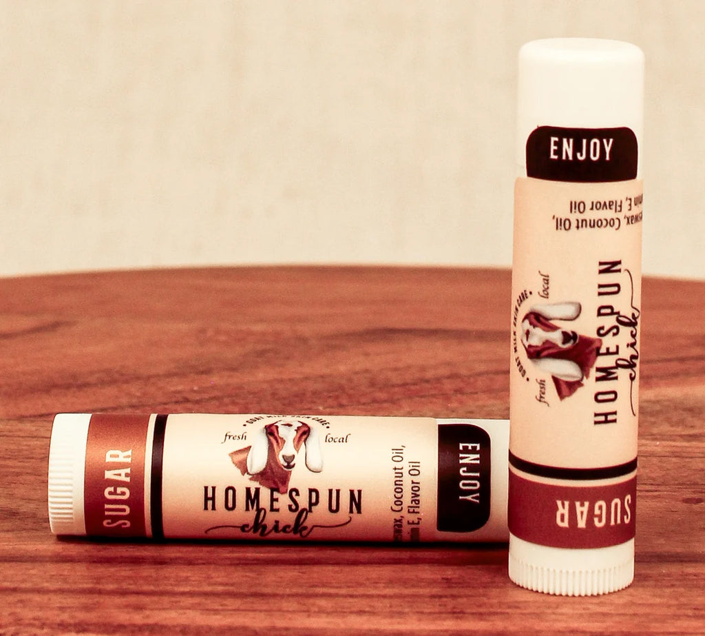 HomeSpun Chick Goat Milk Lip Balm - .15 oz Tube