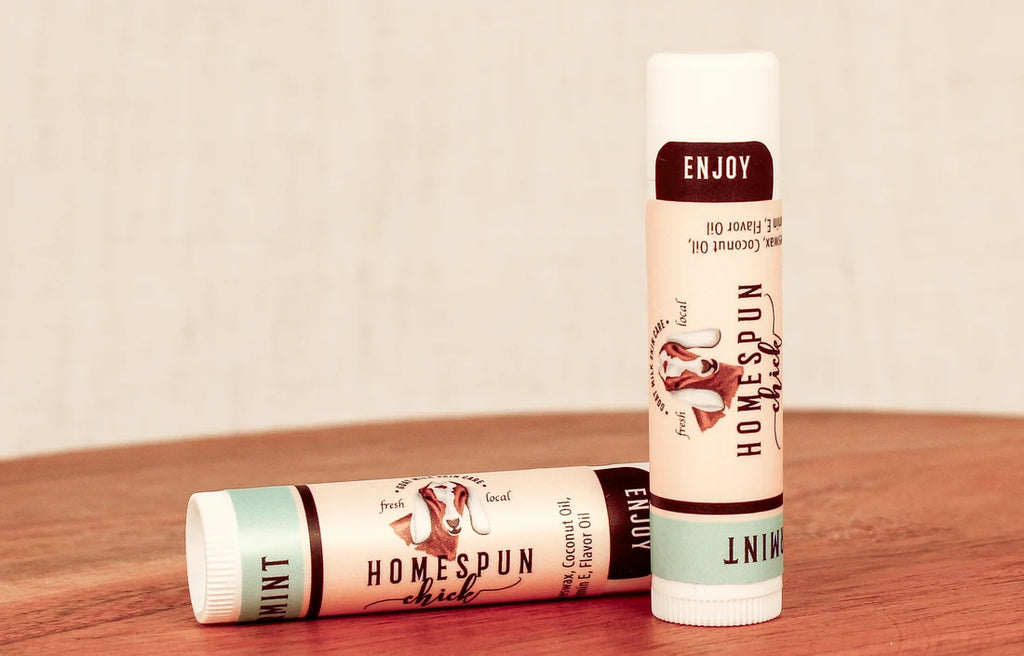 HomeSpun Chick Goat Milk Lip Balm - .15 oz Tube