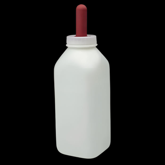 Little Giant Screw On Bottle with Nipple - 2 QT