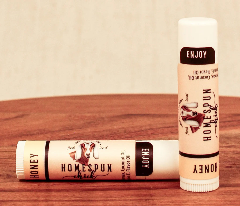 HomeSpun Chick Goat Milk Lip Balm - .15 oz Tube