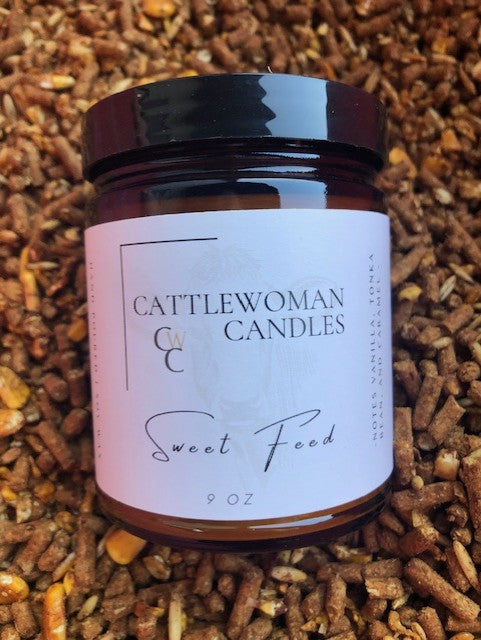 CattleWoman Candles - Sweet Feed