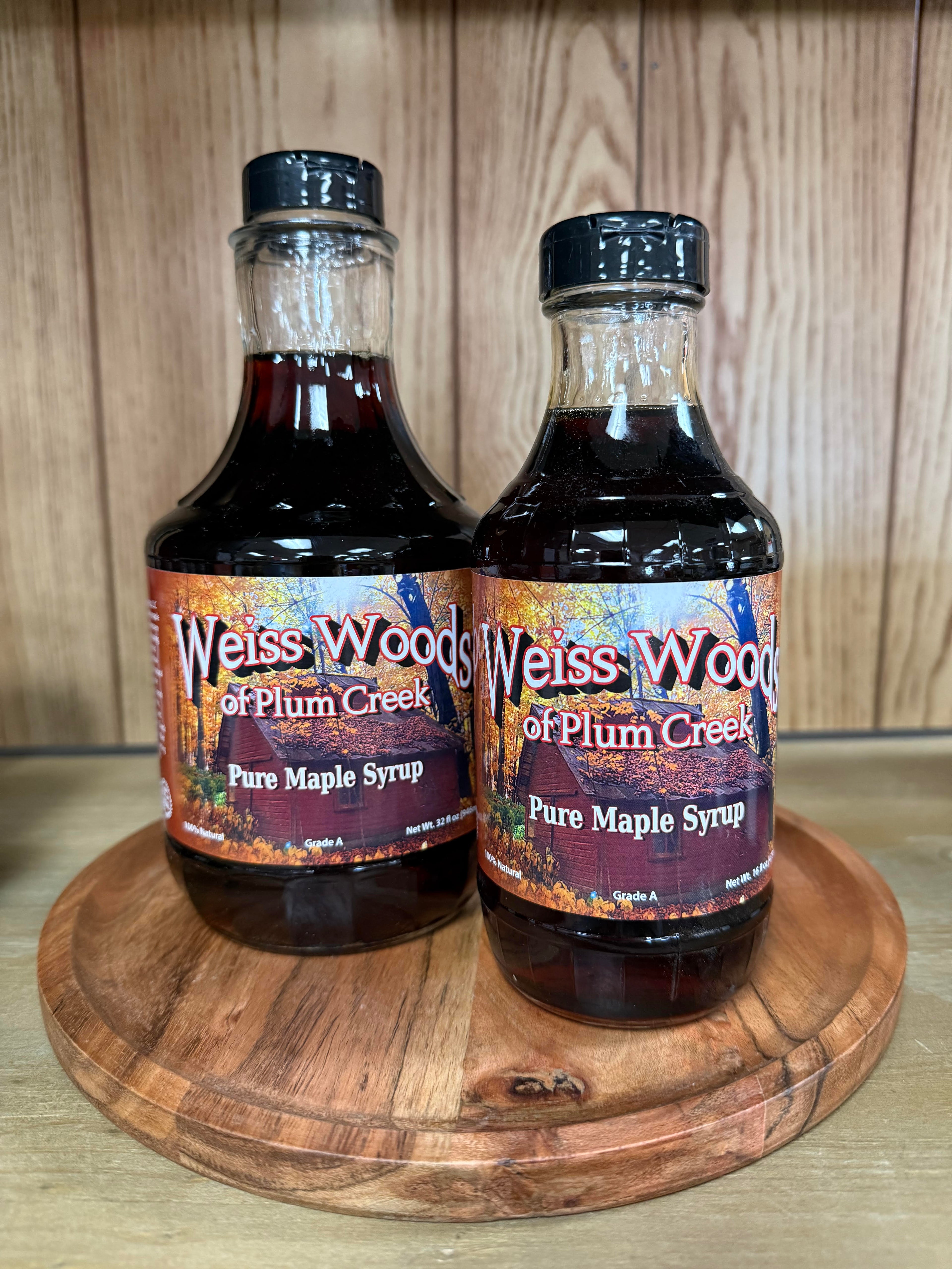 Pure Maple Syrup- Weiss Woods of Plum Creek